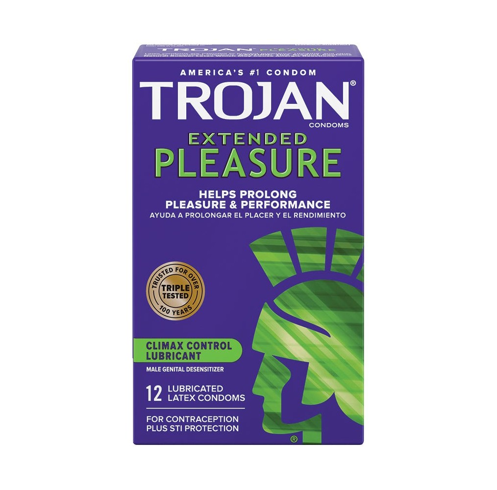 Trojan Extended Pleasures Condom (12 Pack)
